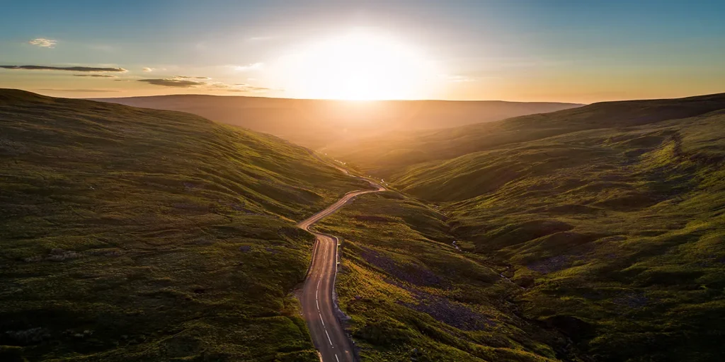 Picturesque photo of North Carolina rolling hills